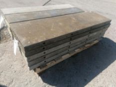 (5) 14" x 4' Wall-Ties Smooth Aluminum Concrete Forms 6-12 Hole Pattern. Located in Mt. Pleasant,