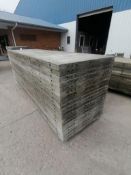 (20) 3' x 10' Wall-Ties Smooth Aluminum Concrete Forms 6-12 Hole Pattern. Located in Mt. Pleasant,