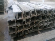 (50) 4" x 4" x 16" Full ISC Wall-Ties Smooth Aluminum Concrete Forms 6-12 Hole Pattern. Located in