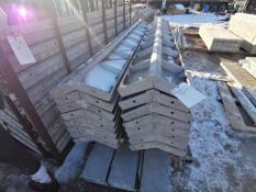 (16) 8" x 8" x 9' OSC VertiBrick Aluminum Concrete Forms 6-12 Hole Pattern. Located in Lincoln, NE.