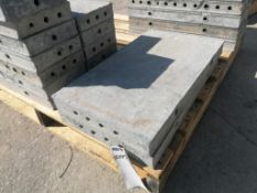 (2) 14" x 2' Wall-Ties Smooth Aluminum Concrete Forms 6-12 Hole Pattern. Located in Mt. Pleasant,