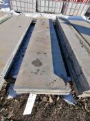 (2) 19" x 8' Western Smooth Aluminum Concrete Forms 6-12 Hole Pattern. Located in Lincoln, NE.