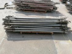 (50) 6' Aluminum Bracing Poles. Located in Mt. Pleasant, IA.