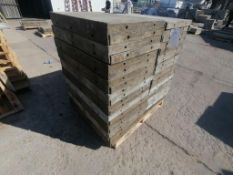 (40) 2' x 3' with 2" Ledge Wall-Ties Smooth Aluminum Concrete Forms 6-12 Hole Pattern. Located in