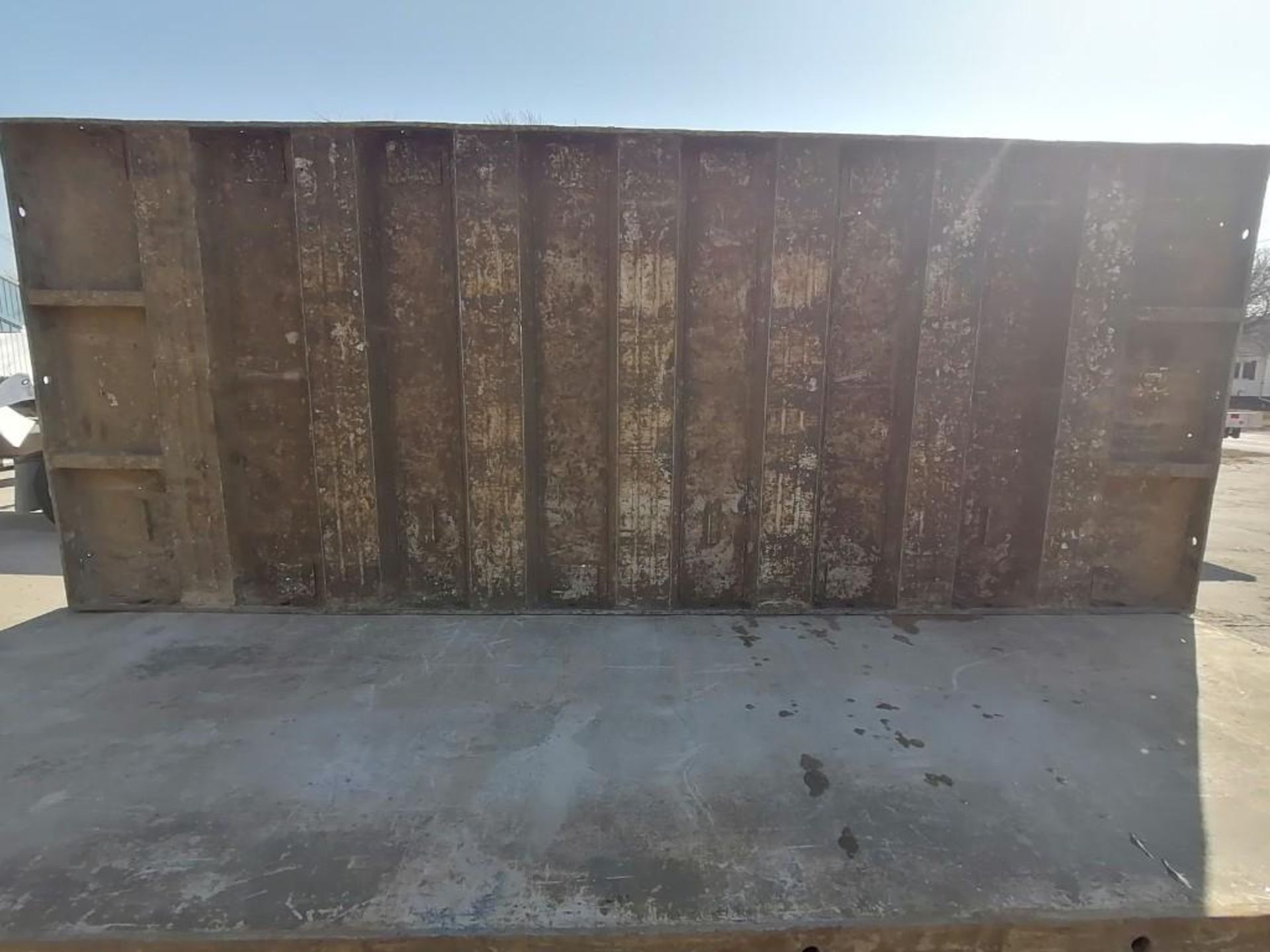 (20) 3' x 8' Wall-Ties Smooth Aluminum Concrete Forms 6-12 Hole Pattern. Located in Mt. Pleasant, - Image 9 of 9