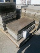 (5) 14" x 2' Wall-Ties Smooth Aluminum Concrete Forms 6-12 Hole Pattern. Located in Mt. Pleasant,