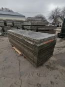 (17) 3' x 10' Wall-Ties Smooth Aluminum Concrete Forms 6-12 Hole Pattern. Located in Mt. Pleasant,