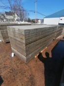 (20) 3' x 8' Wall-Ties Smooth Aluminum Concrete Forms 6-12 Hole Pattern. Located in Mt. Pleasant,