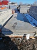 (4) 31" x 8' Western Smooth Aluminum Concrete Forms 6-12 Hole Pattern. Located in Lincoln, NE.