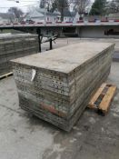 (15) 3' x 8' Wall-Ties Smooth Aluminum Concrete Forms 6-12 Hole Pattern. Located in Mt. Pleasant,