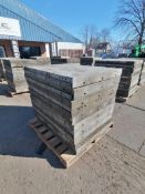 (20) 3' x 4' with 2" Ledge Wall-Ties Smooth Aluminum Concrete Forms 6-12 Hole Pattern. Located in