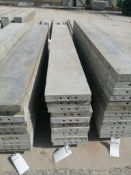 (10) 12" x 8' Wall-Ties Smooth Aluminum Concrete Forms 6-12 Hole Pattern. Located in Mt. Pleasant,