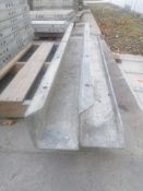 (2) 6" X 6" X 5' Full ISC Wall-Ties Smooth Aluminum Concrete Forms 6-12 Hole Pattern. Located in Mt.