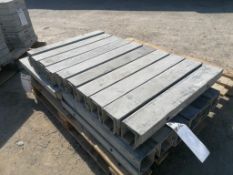 (20) 4" x 4" x 2' Full ISC Wall-Ties Smooth Aluminum Concrete Forms 6-12 Hole Pattern. Located in