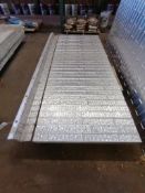 (1) 3' x 8' & (2) 3 1/2" x 3 1/2" x 8' OSC Wall-Ties VertiBrick Aluminum Concrete Forms 6-12 Hole