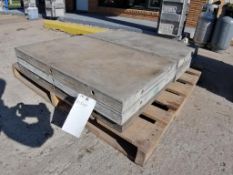 (6) 3' x 2' Wall-Ties Smooth Aluminum Concrete Forms 6-12 Hole Pattern. Located in Mt. Pleasant,
