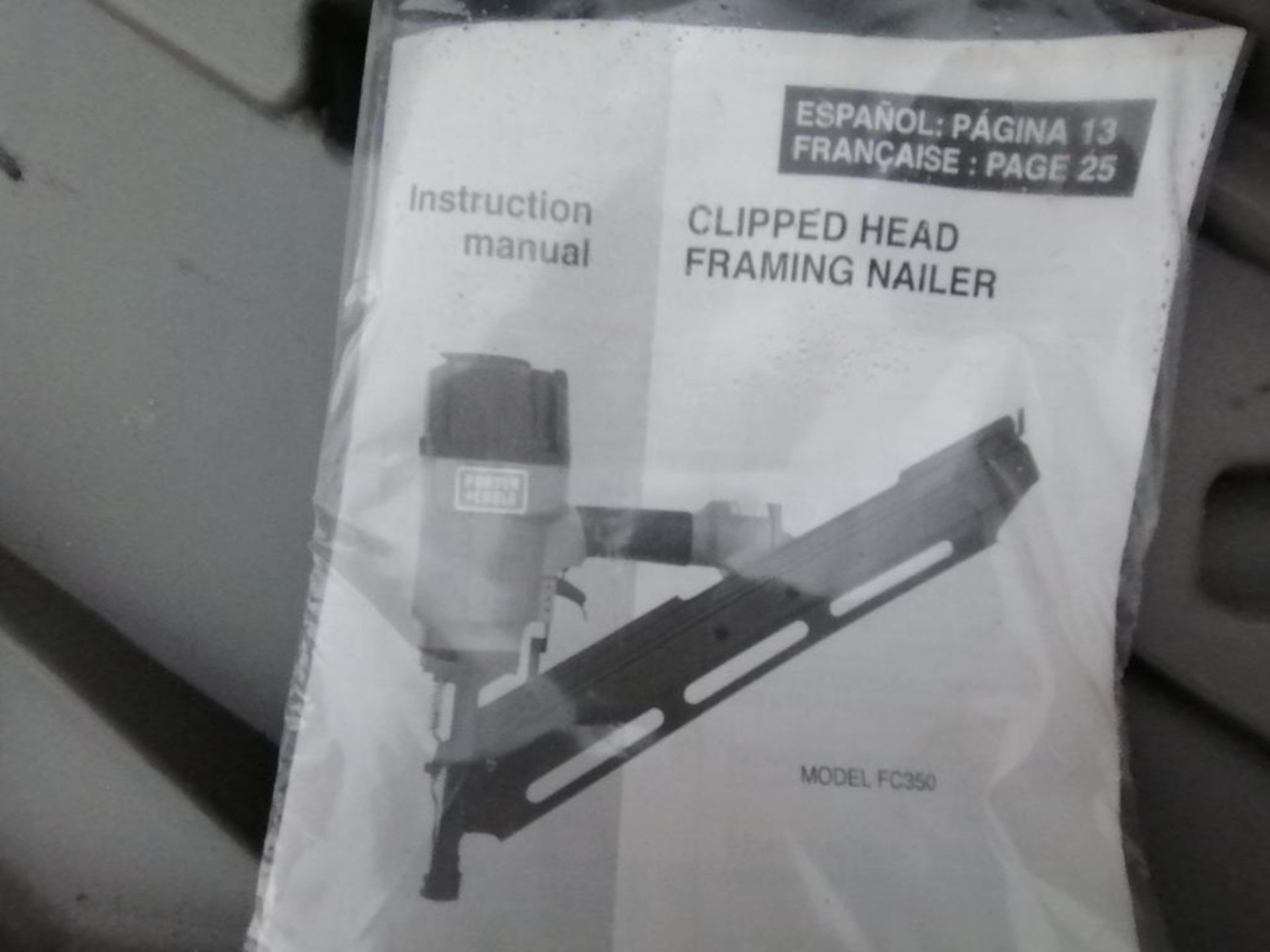 (1) PorterCable Clipped Head Framing Nailer, Model FC350. Located in Waukegan, IL. - Image 5 of 5