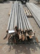 (33) 16' Aluminum Bracing Poles. Located in Mt. Pleasant, IA.