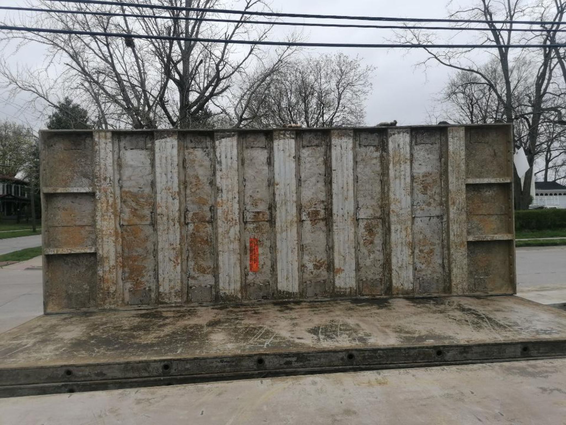 (20) 3' x 8' Wall-Ties Smooth Aluminum Concrete Forms 6-12 Hole Pattern. Located in Mt. Pleasant, - Image 8 of 8