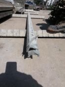 (5) 8' AnglesÊWall-Ties Smooth Aluminum Concrete Forms 6-12 Hole Pattern. Located in Mt. Pleasant,