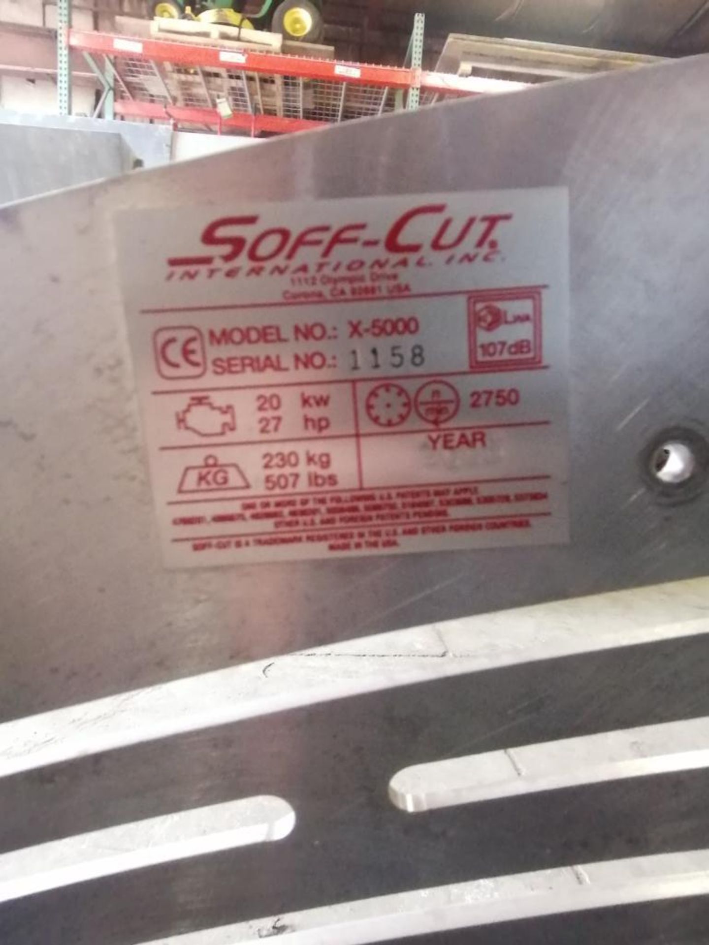 (1) Soff-Cut G2000 Walk-Behind Concrete Saw, Serial #1702 for PARTS. Located in Naperville, IL. - Image 2 of 10