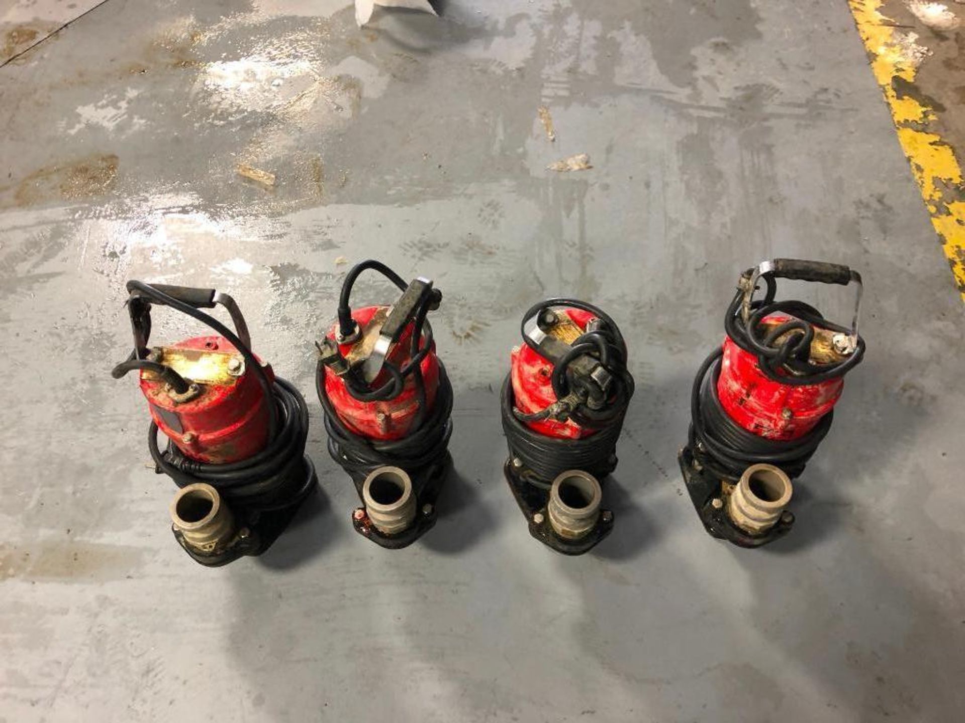 (4) Multiquip Submersible Pumps, Model ST-2040T. Located in Mt. Pleasant, IA.