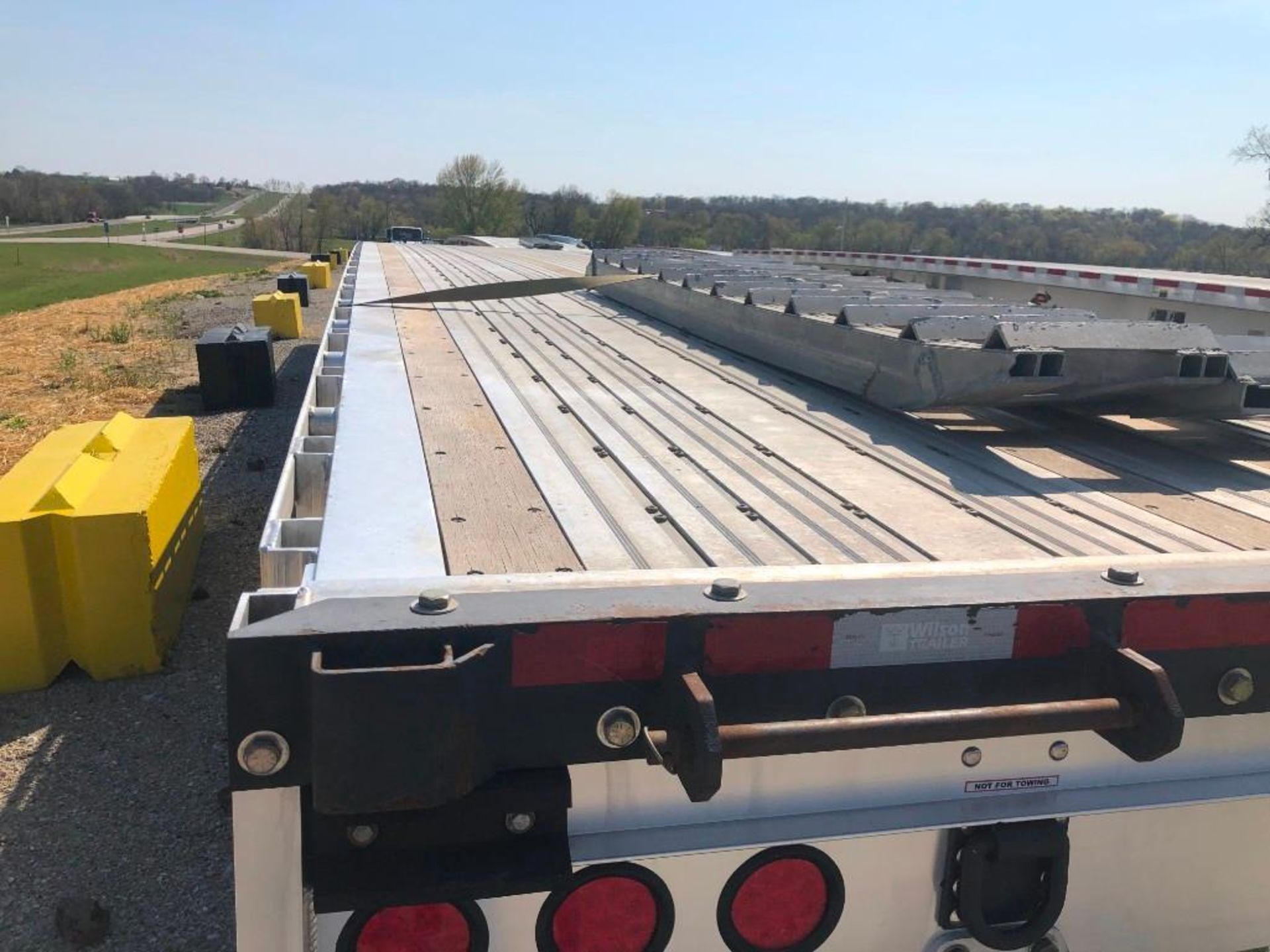 (1)Ê2018 WILSON Flatbed 53' x 102" Bed, Model AF-1080SS with Ramps, VIN #4WW5532A4J6625979, - Image 9 of 26