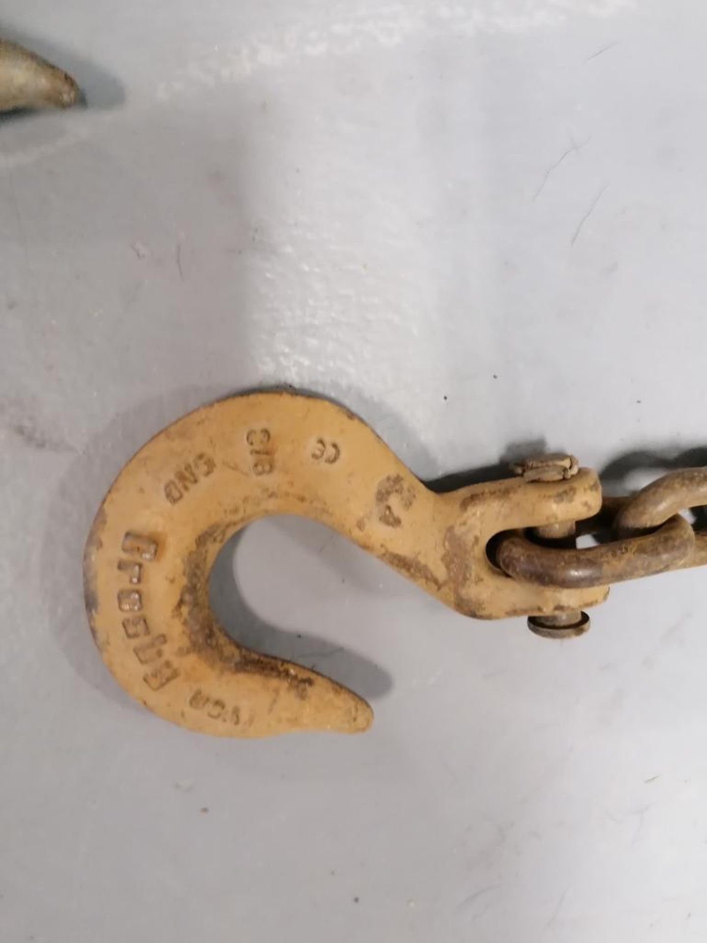 (5) 3/8" x 4' Chains with Hooks. Located in Mt. Pleasant, IA. - Image 6 of 7