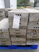 (10) 10" x 2' Wall-Ties Smooth Aluminum Concrete Forms 6-12 Hole Pattern. Located in Mt. Pleasant,