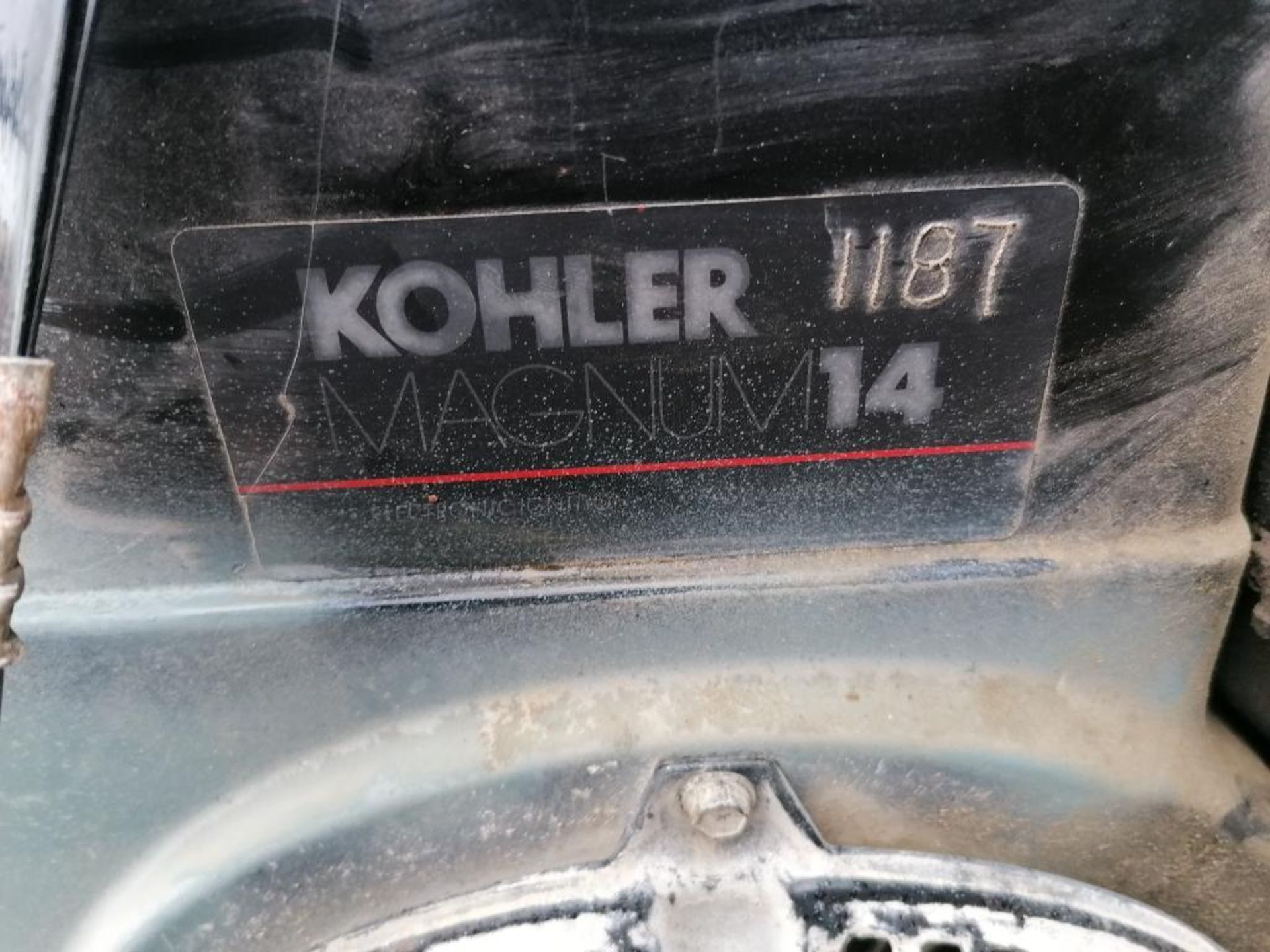 (1) CORE CUT CC1414K Walk Behind Concrete Saw, Serial #1255237 with Kohler Magnum 14 Engine. Located - Image 9 of 15