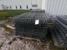 (26) 43" x 52" Interlake Pallet Racking Wire Decking. Located in Mt. Pleasant, IA.