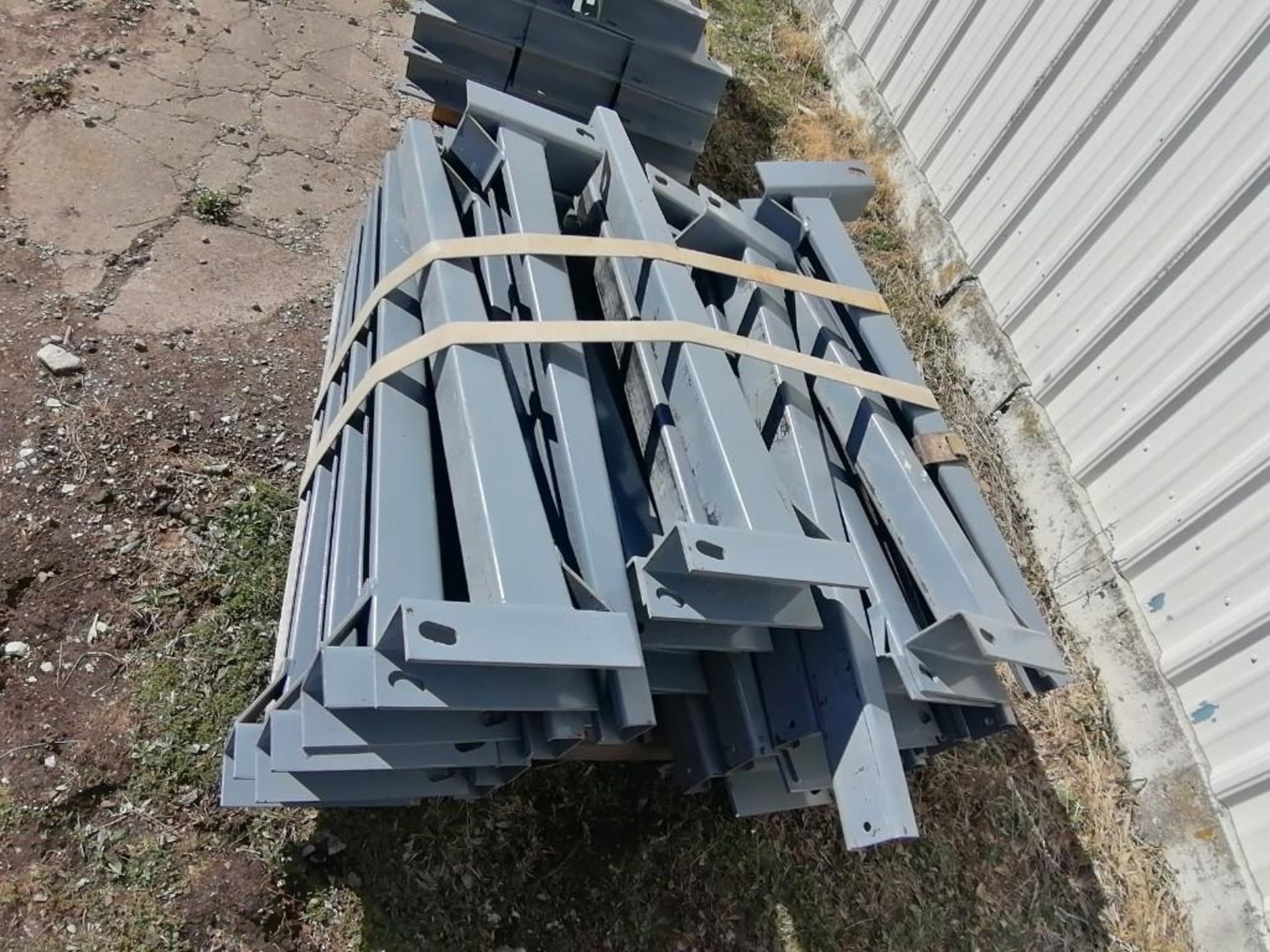 (20) 15' x 9 1/2" x 4" Upright Cantilever Rack, (40) 5' 1" Legs, (50) 4' Arms & (3) Buckets of - Image 9 of 26