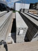 (10) 8" x 8' Wall-Ties Smooth Aluminum Concrete Forms 6-12 Hole Pattern. Located in Mt. Pleasant,