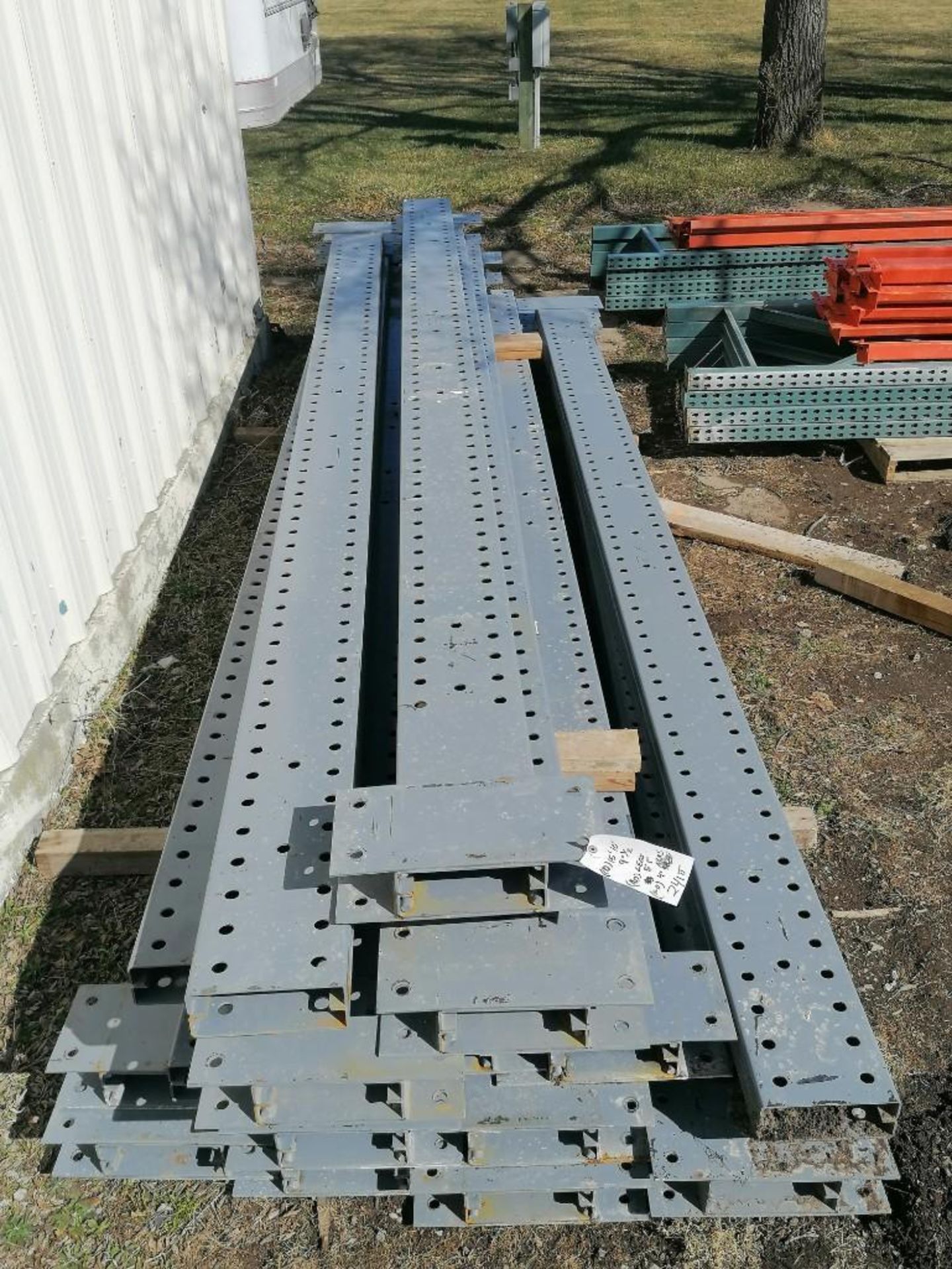 (20) 15' x 9 1/2" x 4" Upright Cantilever Rack, (40) 5' 1" Legs, (50) 4' Arms & (3) Buckets of - Image 3 of 26