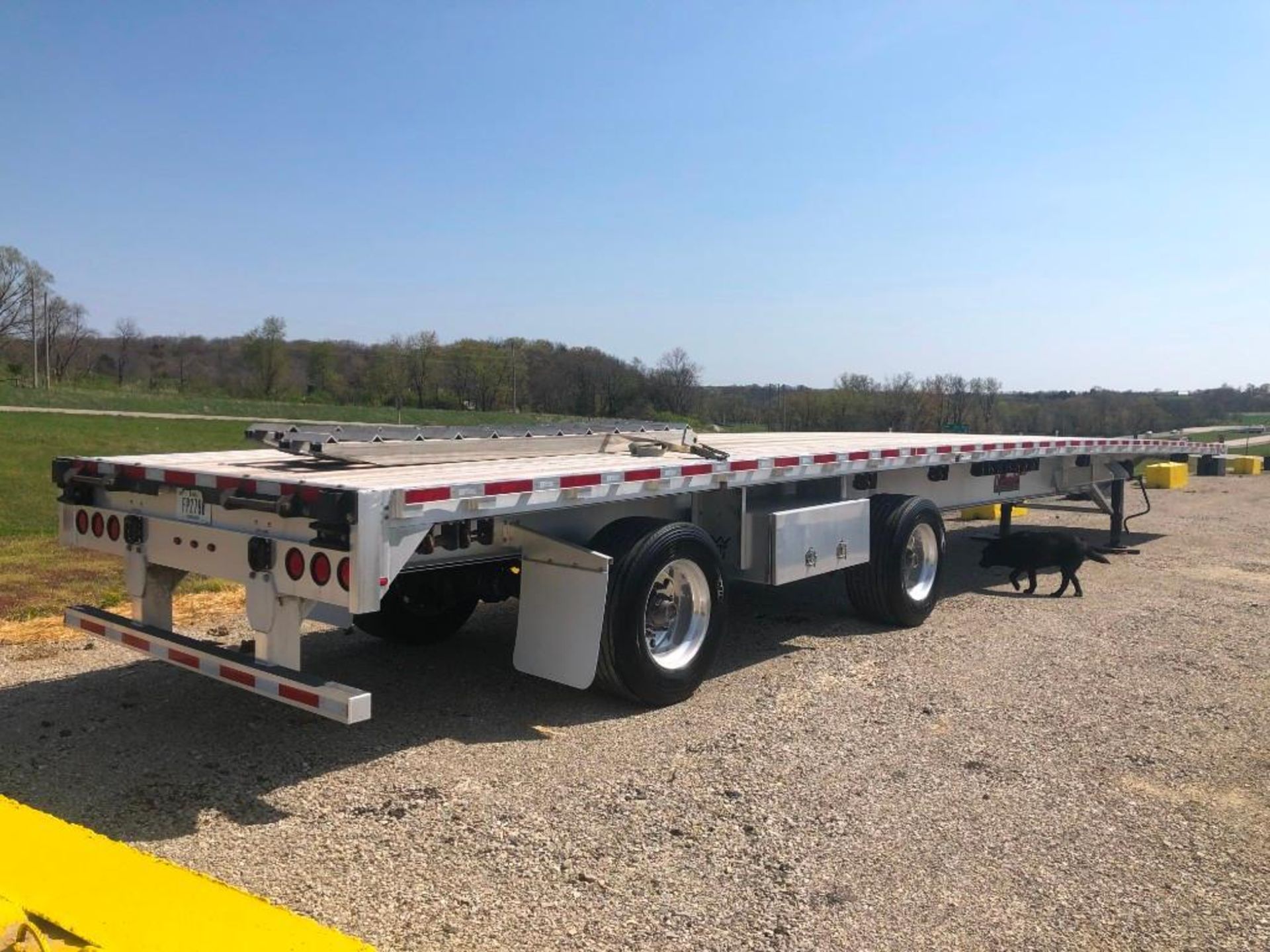 (1)Ê2018 WILSON Flatbed 53' x 102" Bed, Model AF-1080SS with Ramps, VIN #4WW5532A4J6625979, - Image 3 of 26