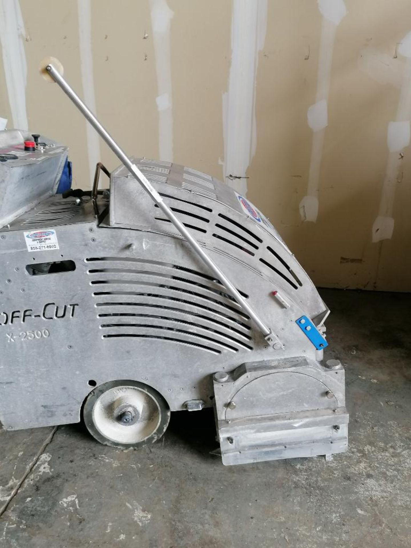 (1) 2005 Soff-Cut X2500 Walk-Behind Concrete Saw, Serial #1704 with Honda GX 270 Engine. Located - Image 12 of 17