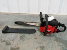 (1) TROY-BILT TB4216 Chainsaw, 42cc, 16". Located in Mt. Pleasant, IA.