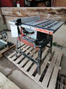 (1) SkilSaw 10 inch SawStop Table Saw, Model 3400. Located in Waukegan, IL.