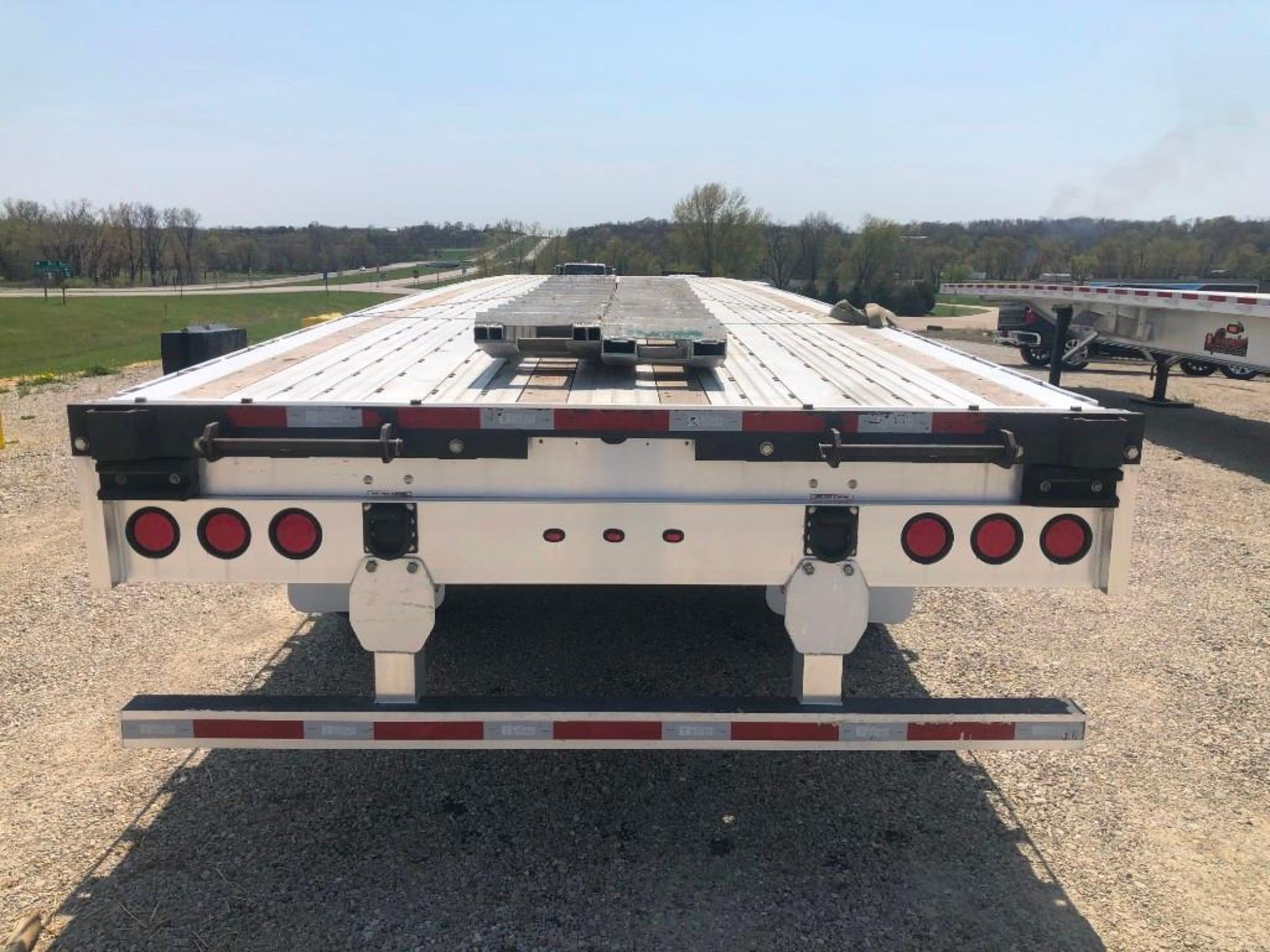 (1) 2017 WILSON Flatbed 53' x 102" Bed,ÊModel AF-1080SSÊwith Ramps,Ê VIN #4WW5532A5H6625340, Landing - Image 9 of 26