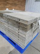 (10) 12" x 2' Wall-Ties Smooth Aluminum Concrete Forms 6-12 Hole Pattern. Located in Mt. Pleasant,