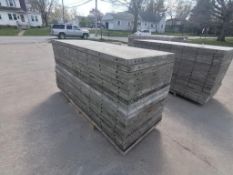 (20) 3' x 8' Wall-Ties Smooth Aluminum Concrete Forms 6-12 Hole Pattern. Located in Mt. Pleasant,