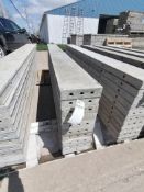 (10) 8" x 8' Wall-Ties Smooth Aluminum Concrete Forms 6-12 Hole Pattern. Located in Mt. Pleasant,