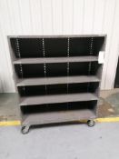 (1) Rolling Mobile Shelving. Located in Mt. Pleasant, IA.