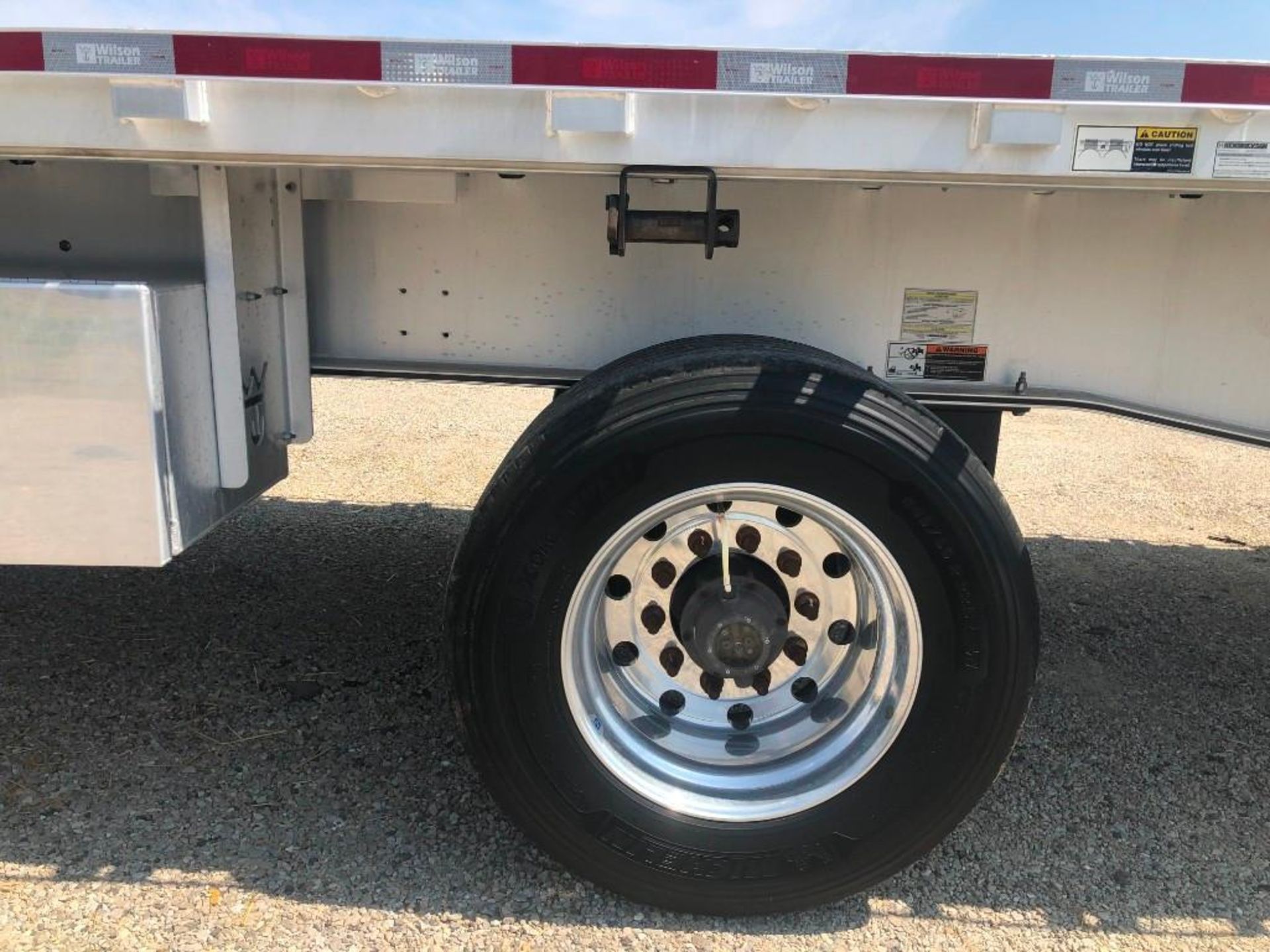 (1)Ê2018 WILSON Flatbed 53' x 102" Bed, Model AF-1080SS with Ramps, VIN #4WW5532A7J6625975, - Image 18 of 26