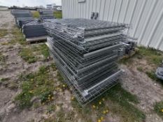 (32) 43" x 52" Interlake Pallet Racking Wire Decking. Located in Mt. Pleasant, IA.