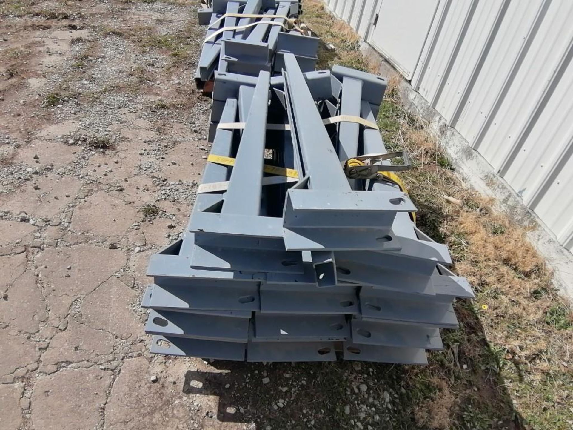 (20) 15' x 9 1/2" x 4" Upright Cantilever Rack, (40) 5' 1" Legs, (50) 4' Arms & (3) Buckets of - Image 11 of 26