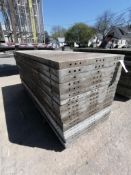 (20) 3' x 8' Wall-Ties Smooth Aluminum Concrete Forms 6-12 Hole Pattern. Located in Mt. Pleasant,