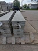 (10) 10" x 8' Wall-Ties Smooth Aluminum Concrete Forms 6-12 Hole Pattern. Located in Mt. Pleasant,