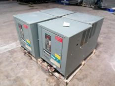 (4) PowerStar SCR1000 Industrial Forklift Battery Charger, Model 98Y3-12, Serial #404CS21472, Serial