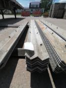 (10) 8' Ws Wall-Ties Smooth Aluminum Concrete Forms 6-12 Hole Pattern. Located in Mt. Pleasant, IA.